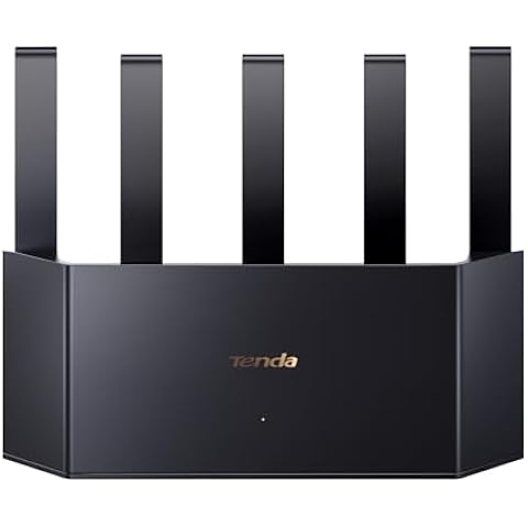 Tenda AX3000 WiFi 6 Router – Dual Band Gigabit Router for Wireless Internet, 4XGE Ports, VPN Router, Easy Setup, Parental Controls, Access Point Mode, IPv6, WPA3(RX12L Pro)