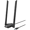 BrosTrend USB WiFi 6 Adapter AX1800 Long Range USB WiFi Adapter for PC Laptop Desktop 5GHz/1201Mbps + 2.4GHz/574Mbps Wireless Dongle with 2X High Gain Wi-Fi Antennas for Windows 11/10 ONLY