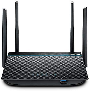 ASUS AC1300 WiFi Router (RT-ACRH13) - Dual Band Gigabit Wireless Router, 4 GB Ports, USB 3.0 Port, Gaming & Streaming, Easy Setup, Parental Control, MU-MIMO