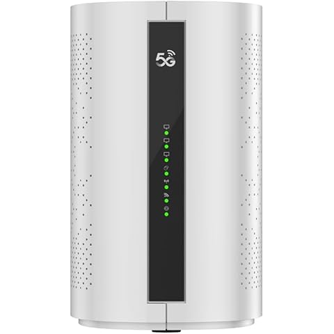 Wiflyer 5G SA NSA AX3000 WiFi 6 CPE Router for Global Countries, Dual Band Dual SIM Card 5G Cellular Router, Whole Home WiFi 6 Mesh System,Z8105AX-C-RM520NGL