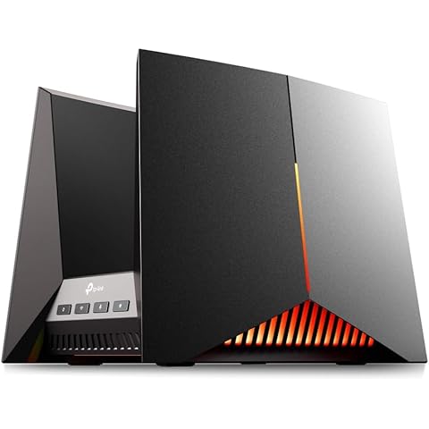 TP-Link Tri-Band BE19000 Wi-Fi 7 Gaming Router Archer GE800 | 12-Stream 19 Gbps | 2×10G + 4×2.5G Ports, USB 3.0 | Turbo Acceleration, Dedicated Gaming Port & Panel, RGB Lighting | EasyMesh, HomeShield