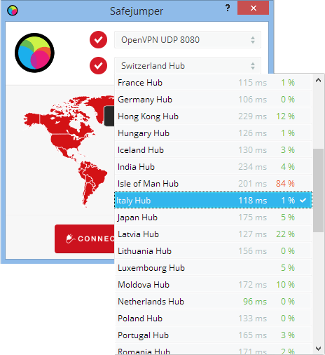 server selection tool