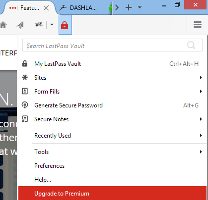 Lastpass firefox