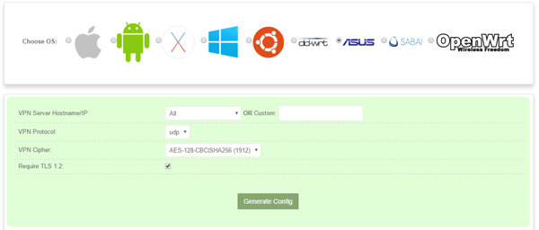 Torguard .ovpn generator for ASUSWRT