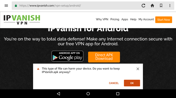 Downloading APK