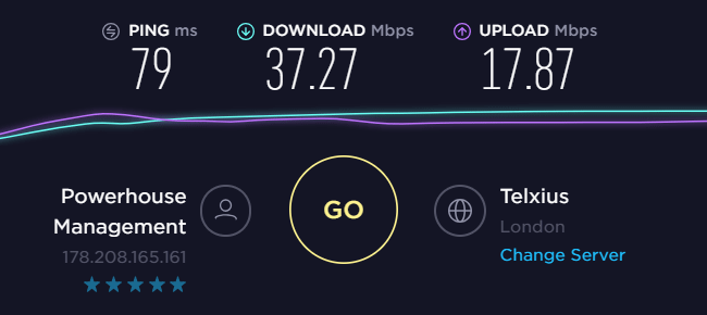 VyprVPN UK Speed