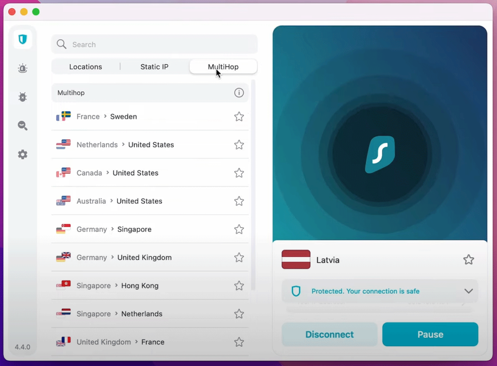Surfshark MacOS Client