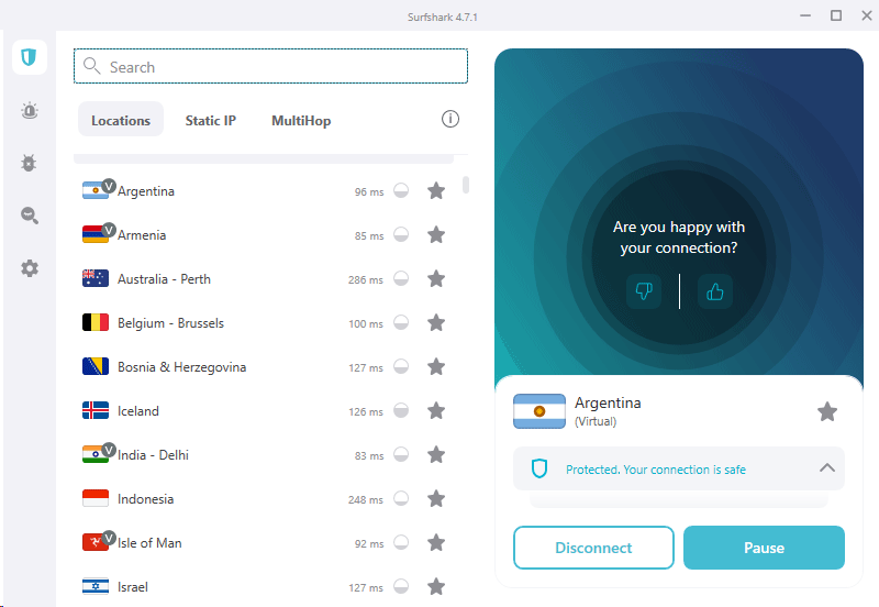 Surfshark windows client